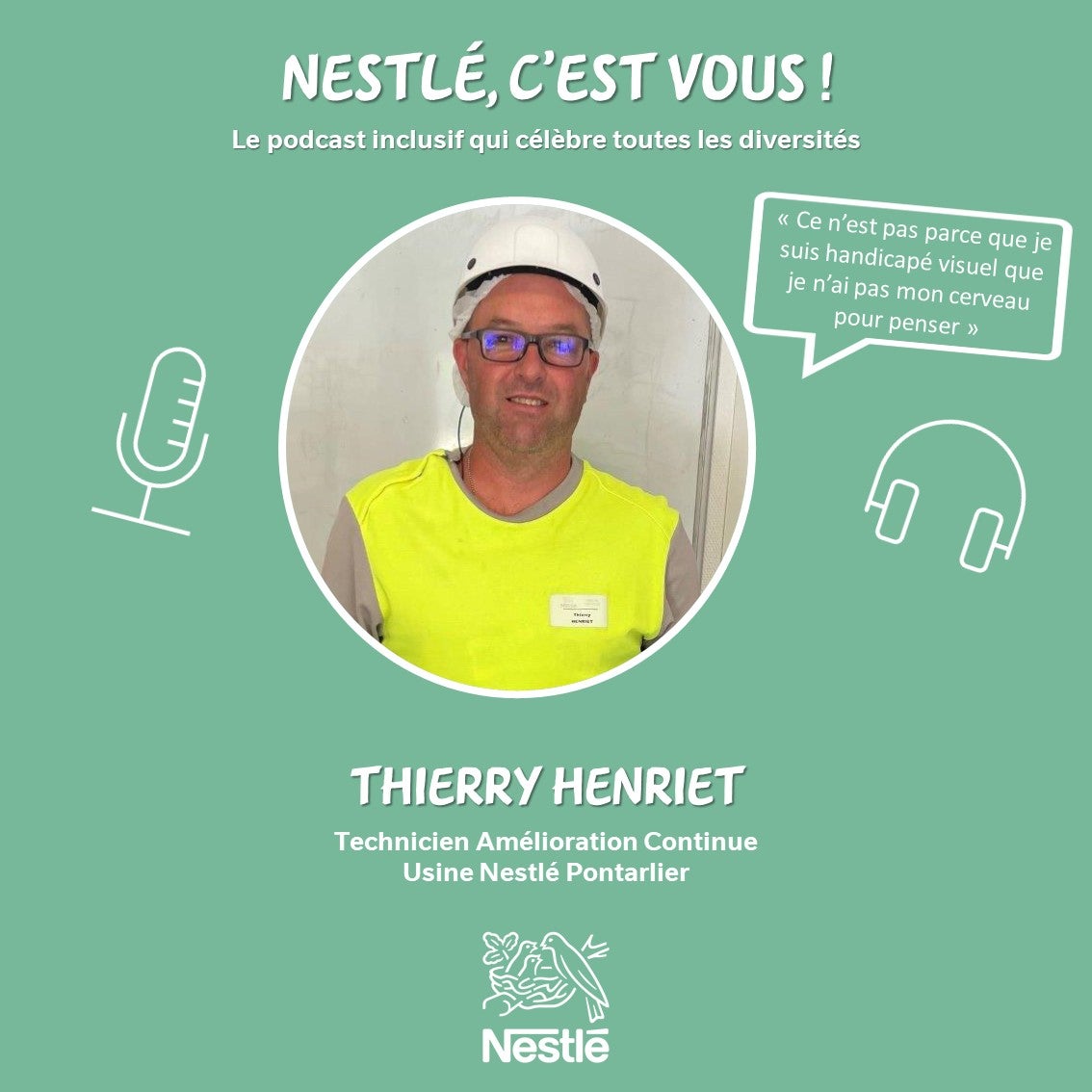 Travail et handicap : découvrez le témoignage de Thierry Henriet