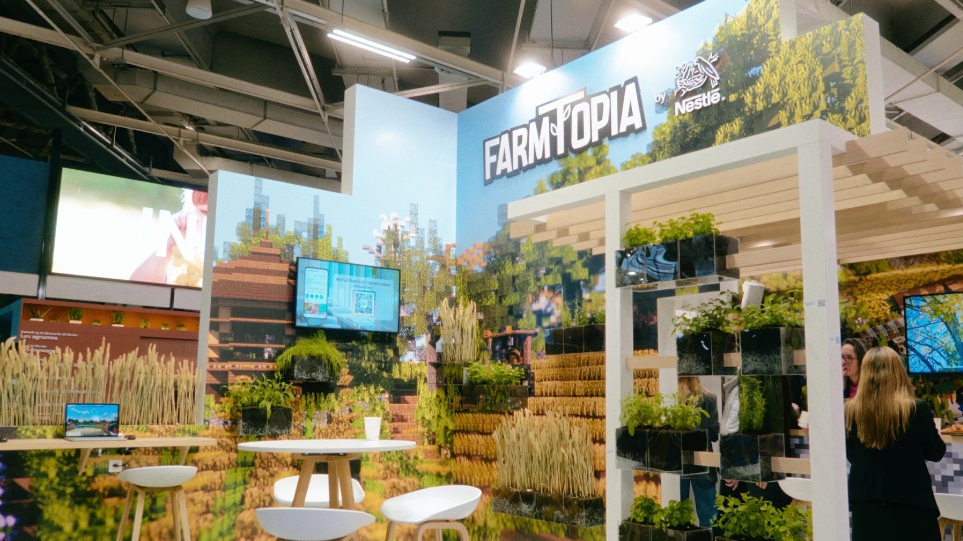 Nestlé, Salon de l'agriculture, Minecraft, Farmtopia