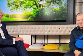 Echange entre Christophe Cornu et Fabien Lamirault pour faire évoluer le regard sur le handicap