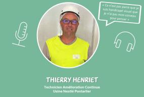 Travail et handicap : découvrez le témoignage de Thierry Henriet